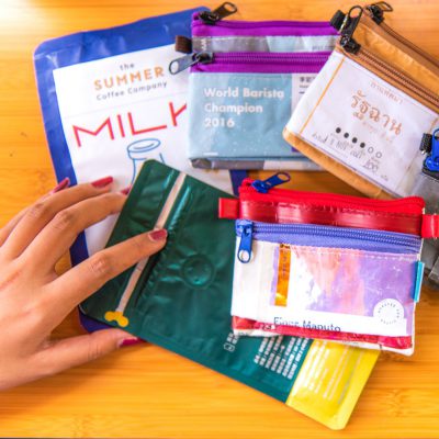 Papilo Flow Bar เปลี่ยนซองกาแฟเหลือใช้ เป็นกระเป๋าเท่ๆ ไม่ซ้ำใคร และมีใบเดียวในโลก